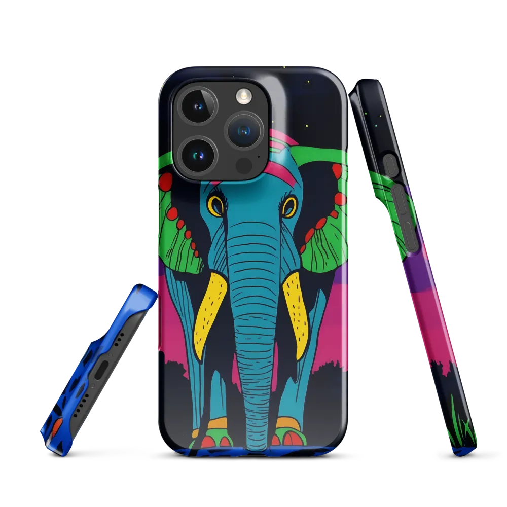 Whimsical Majesty: The Vibrant Elephant