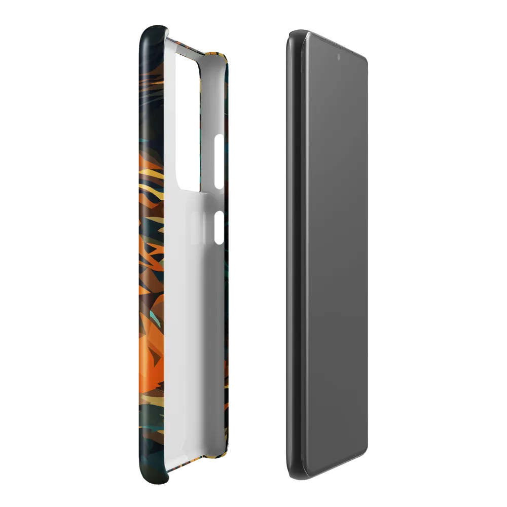 Wild Symphony: Abstract Tigers | Phone Case |  S21 Ultra | Snap Case | Glossy