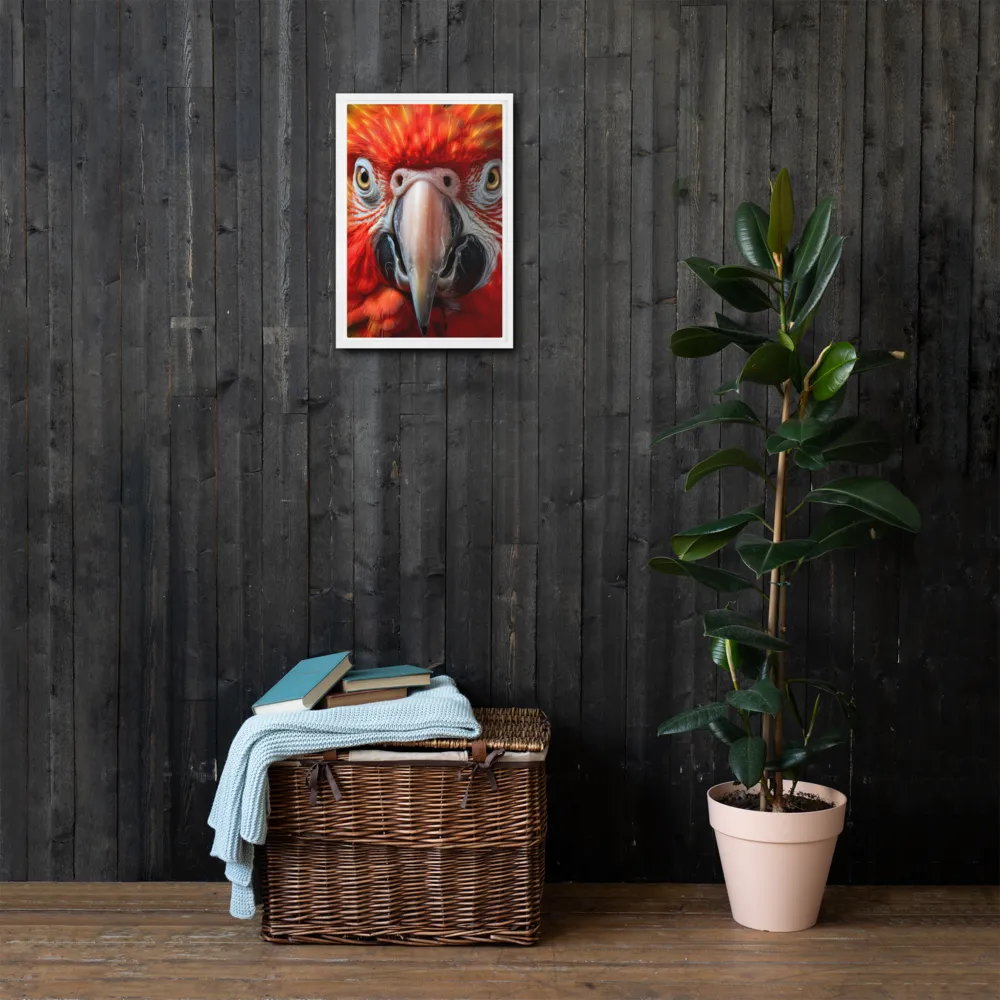 The Fiery Gaze of the Parrot