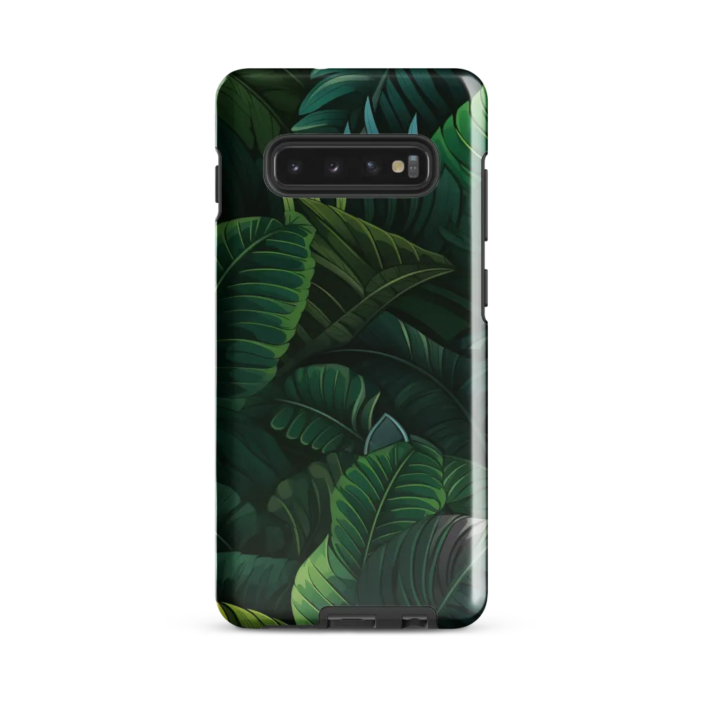 Lush Canopy: A Tropical Foliage Study | Phone Case |  S10 Plus | Tough Case | Glossy