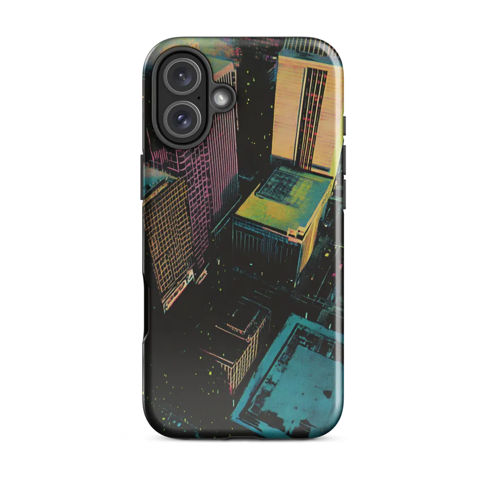 Neon Dreams: A City from Above