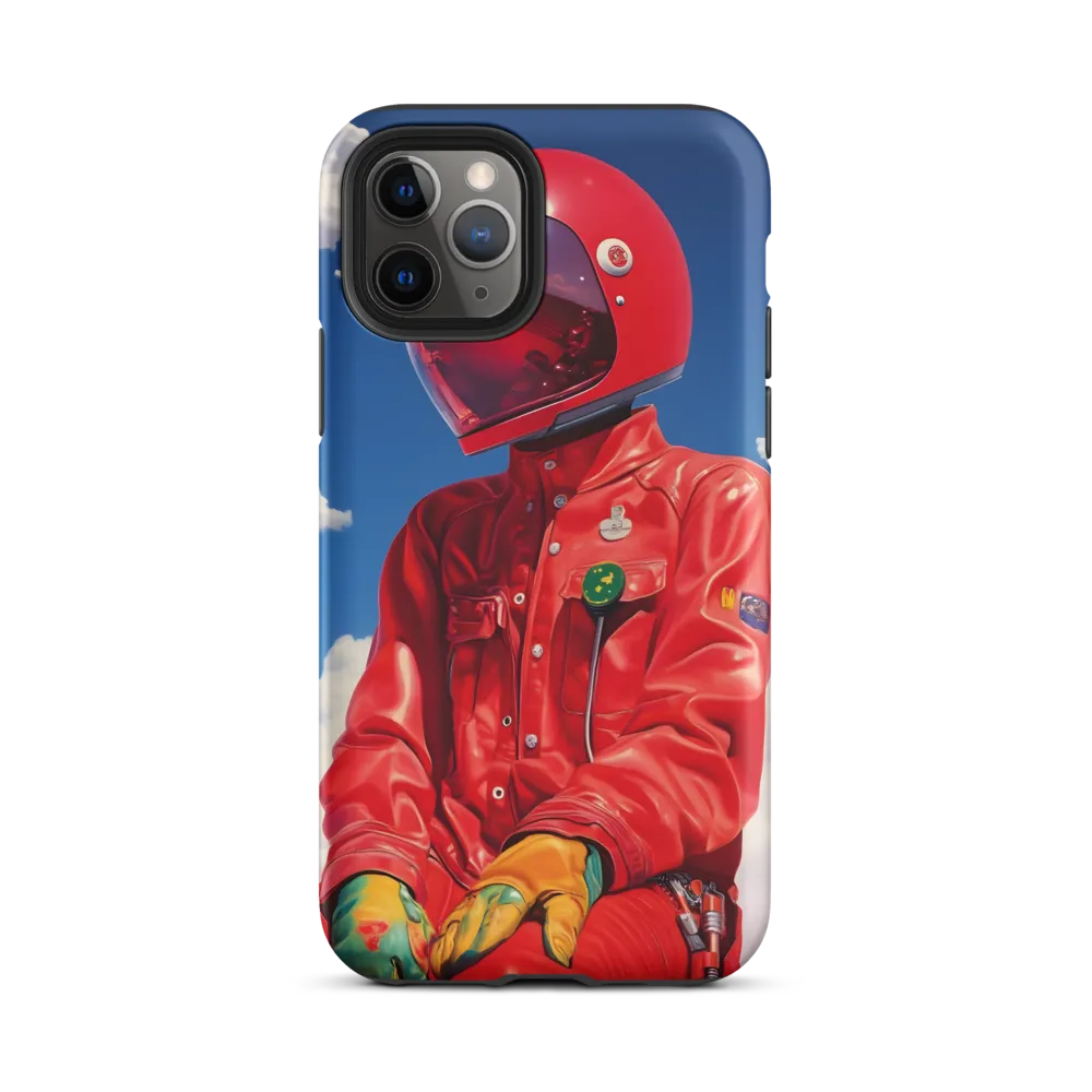 Astronaut in Crimson