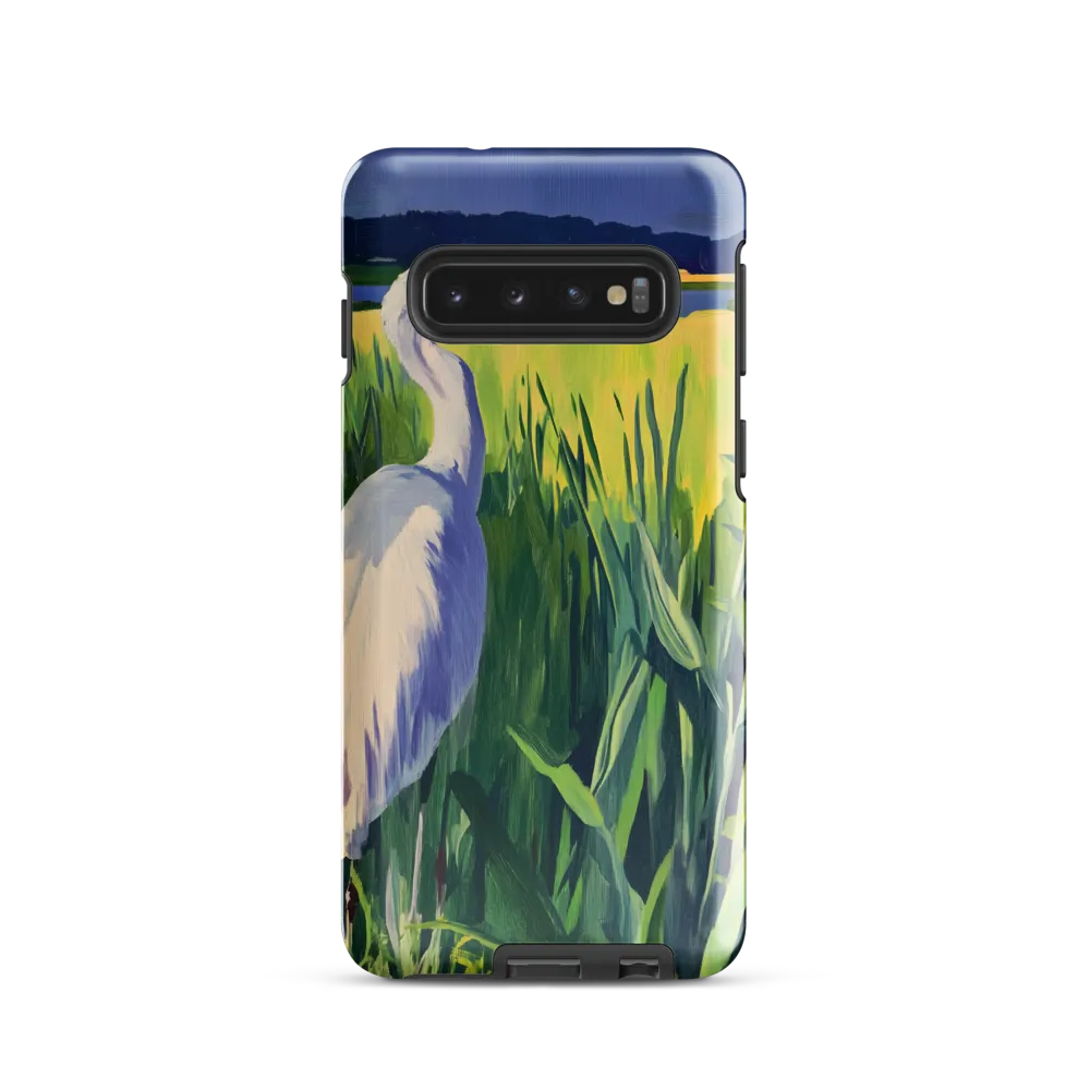 Graceful Presence: The Heron in the Meadow