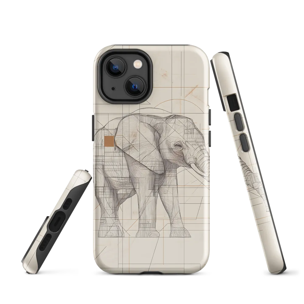 Geometric Elegance: The Steel Elephant
