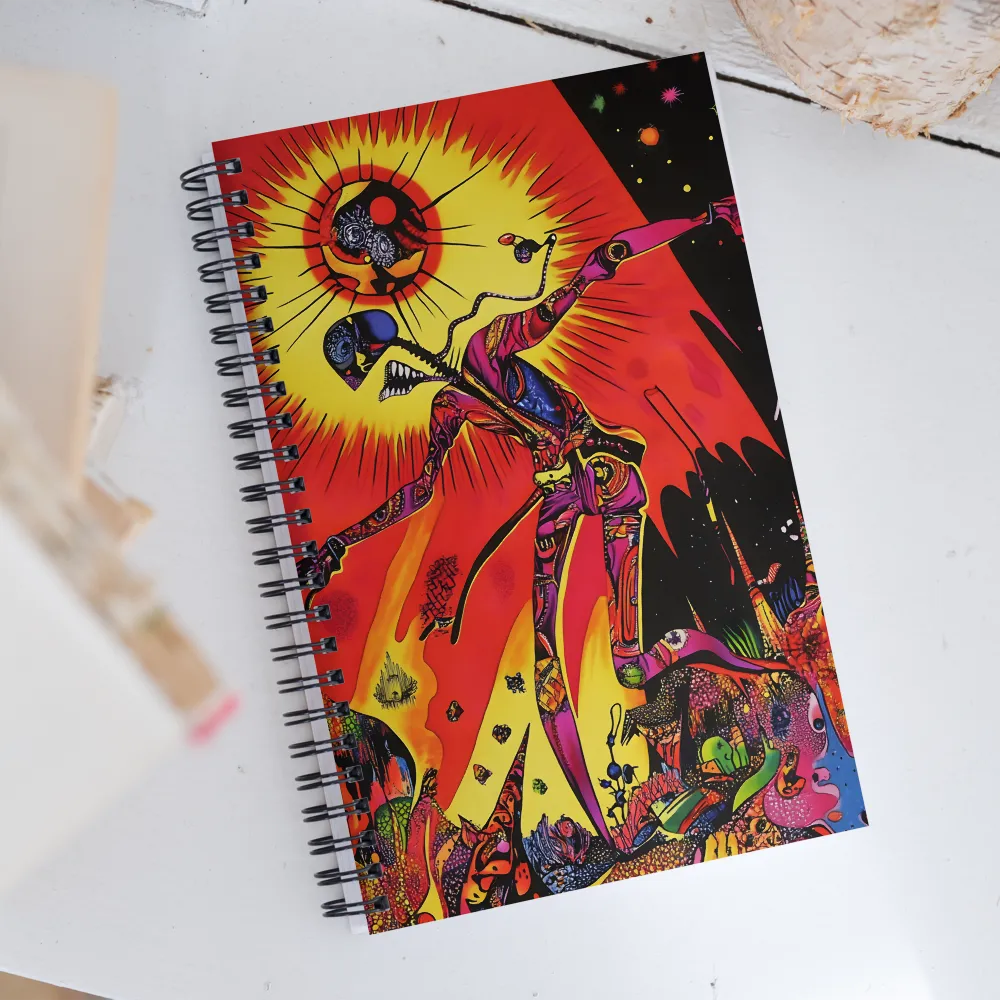 Exuberance in Chaos | Spiral Notebook