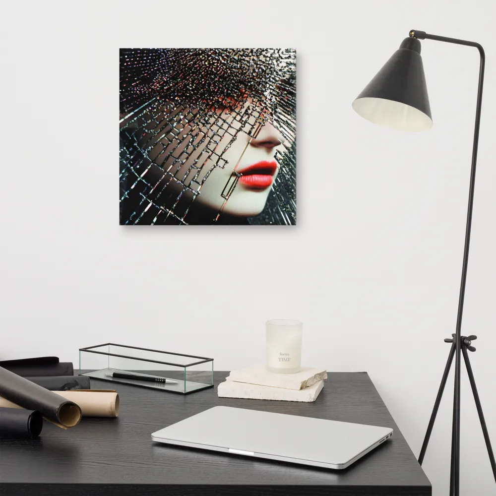 Fractured Identity | Canvas | 16″×16″