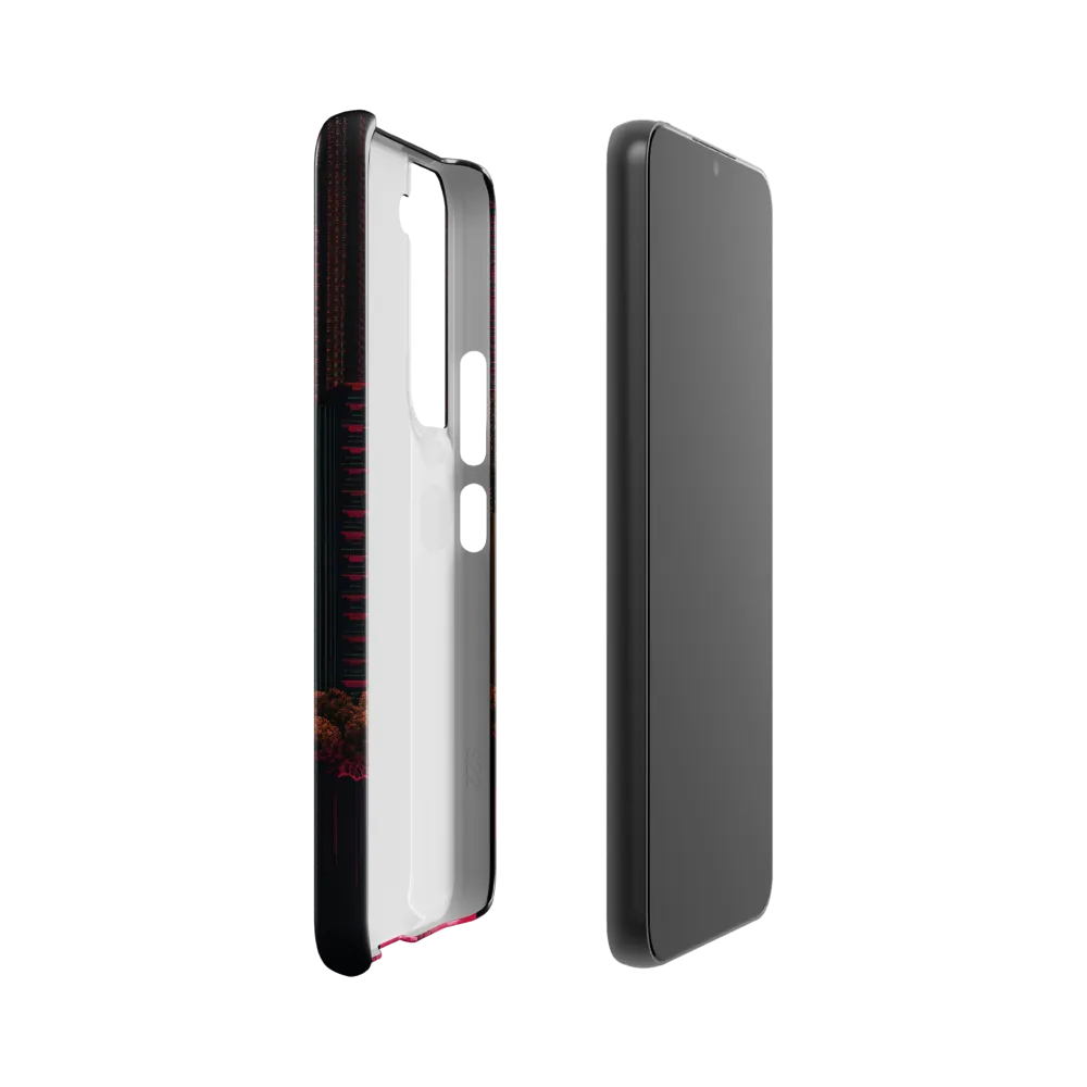 Urban Fusion: A Vibrant Dreamscape | Phone Case |  S22 | Snap Case | Glossy