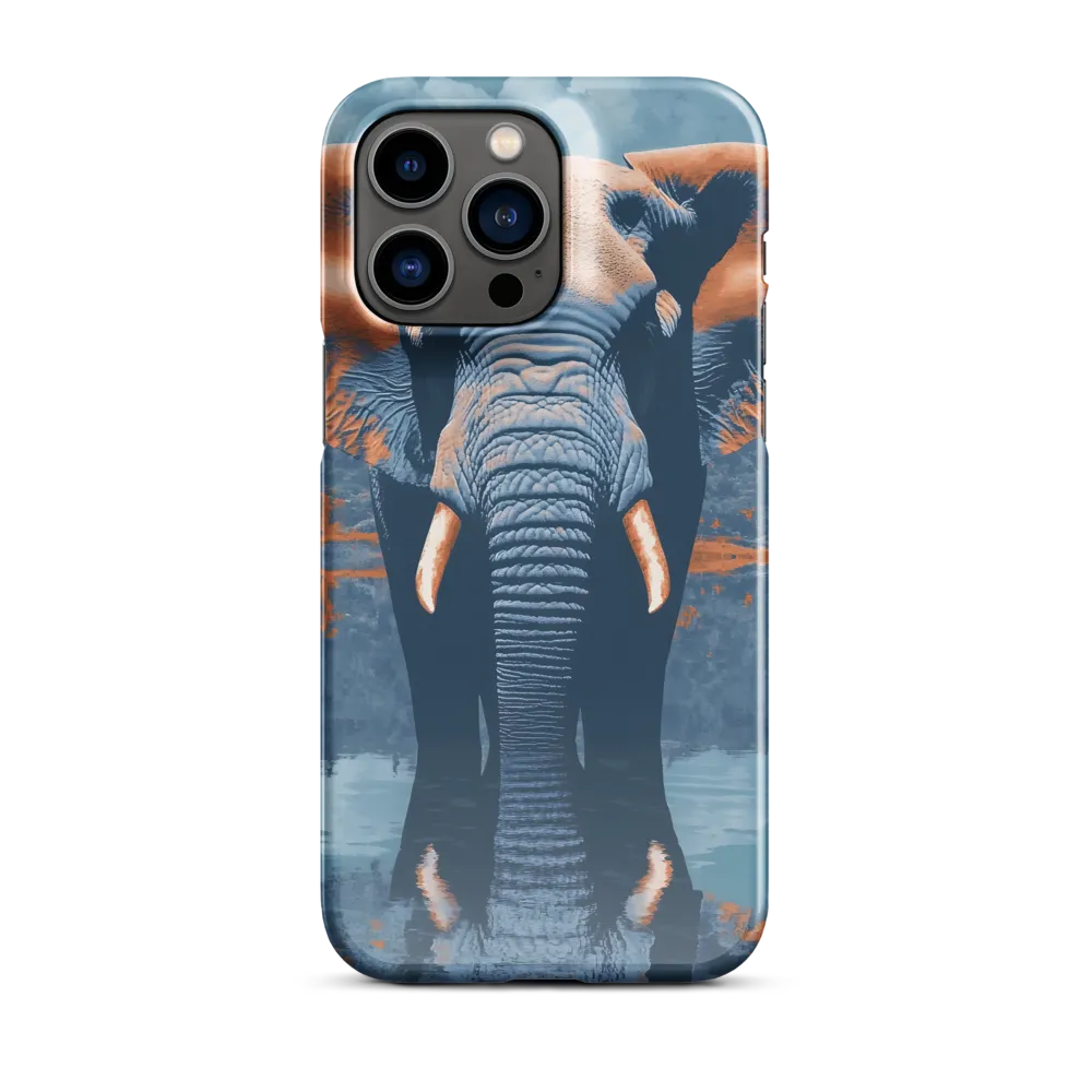 Majestic Reflection: The Elephant's Serenade
