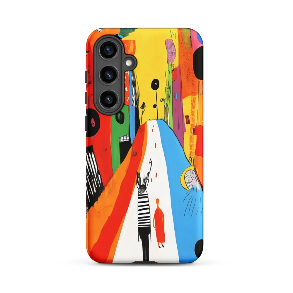 Vibrant Urban Journey | Phone Case |  S24 Plus | Tough Case | Matte