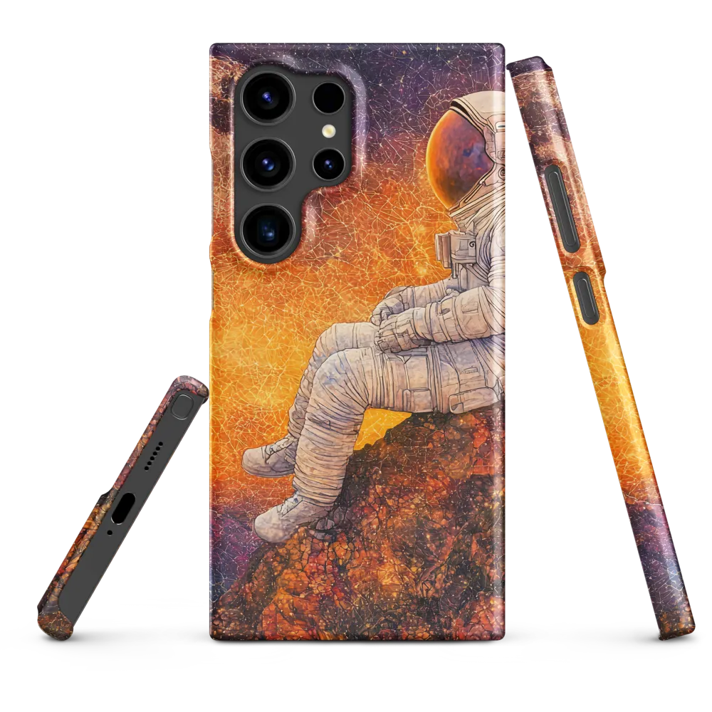 Cosmic Contemplation | Phone Case |  S24 Ultra | Snap Case | Matte