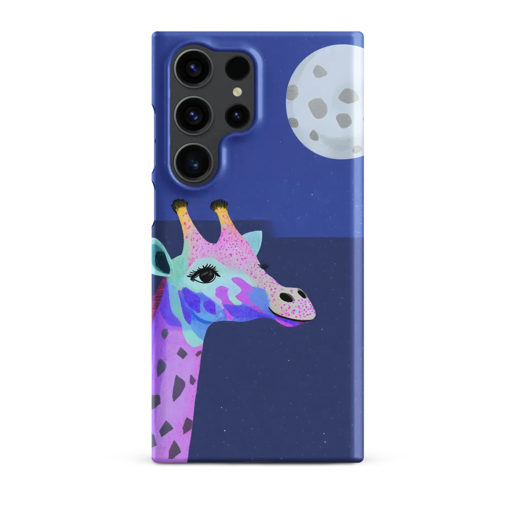 Whimsical Giraffe Under the Stars