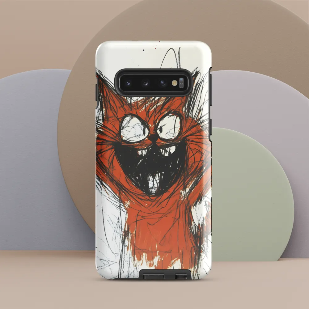 Joyful Cat Creation | Phone Case |  S10 | Tough Case | Glossy
