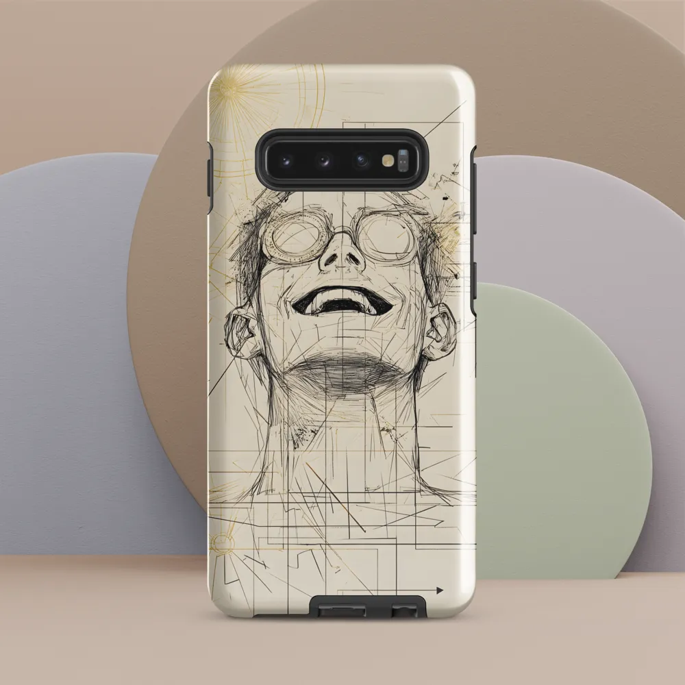 Awakening Through Geometry | Phone Case |  S10 Plus | Tough Case | Glossy