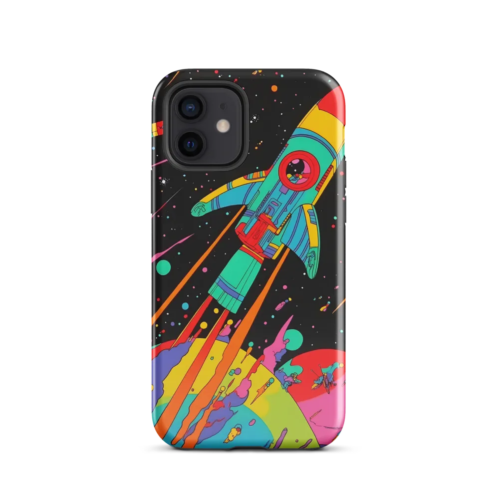 Cosmic Voyage: The Neon Lift-Off