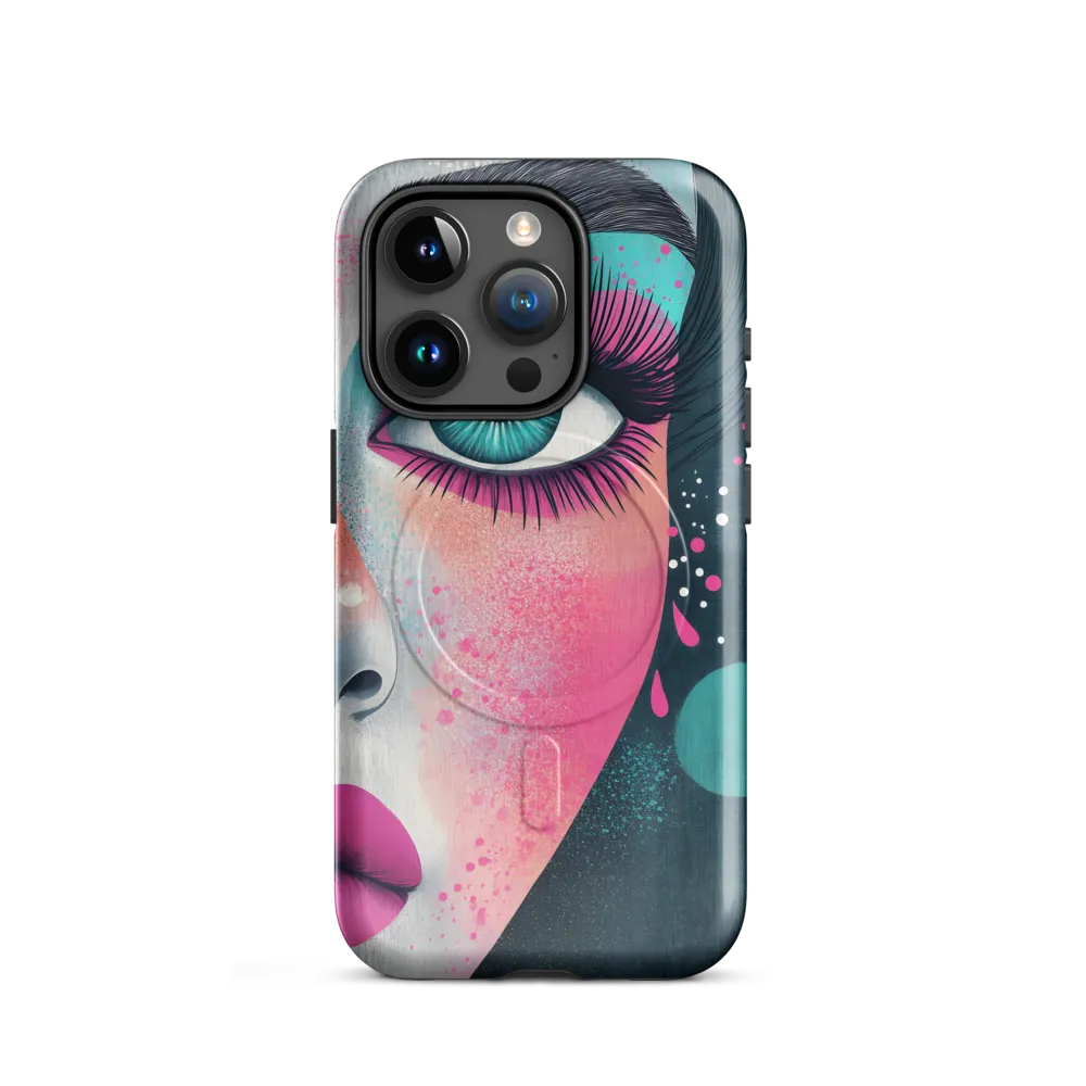 Vibrant Gaze | Phone Case |  15 Pro | MagSafe® Tough Case | Glossy