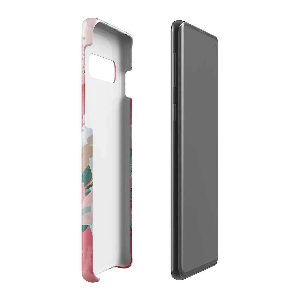 Spring Whimsy: The Floral Goat | Phone Case |  S10 Plus | Snap Case | Glossy