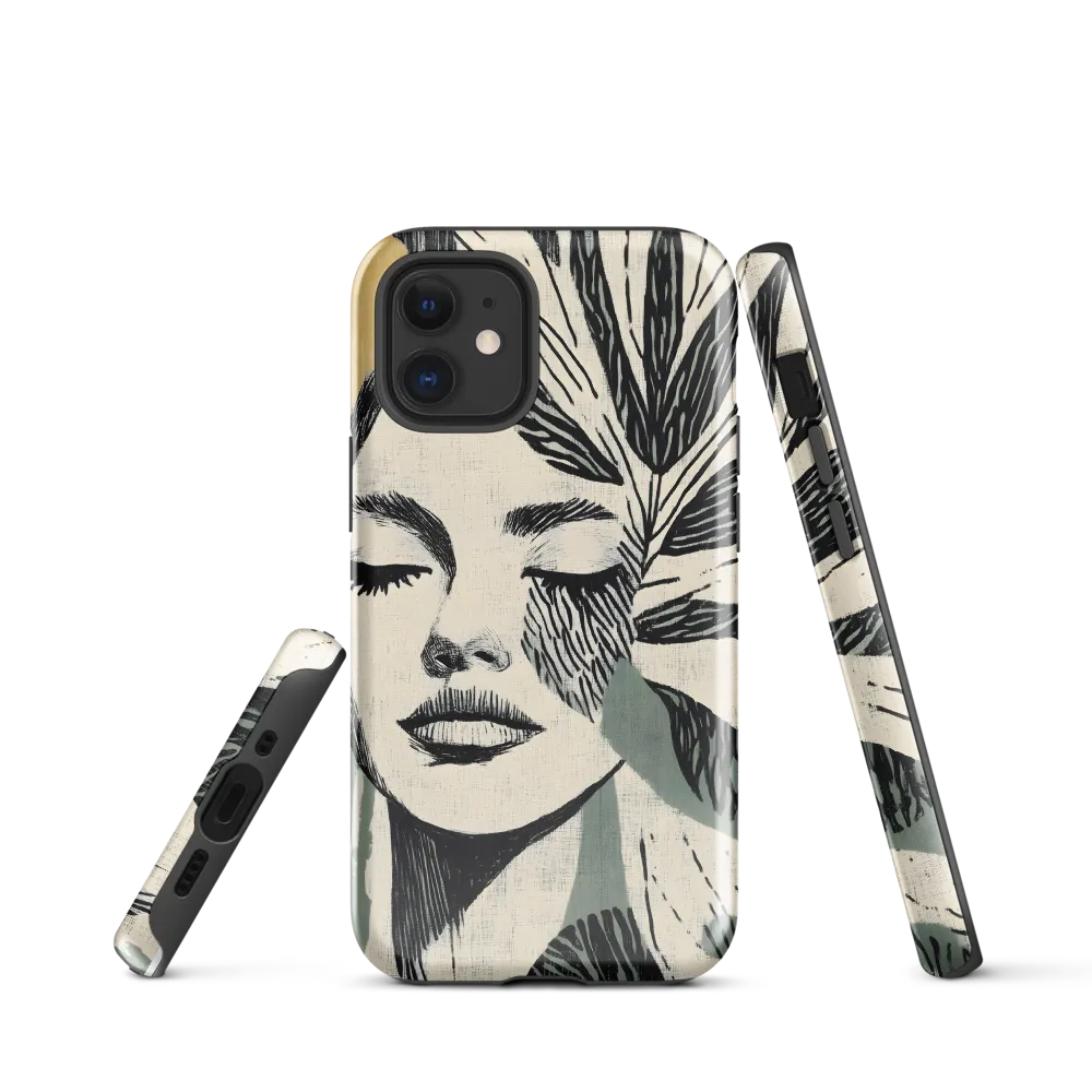 Whispers of Serenity | Phone Case |  12 mini | Tough Case | Glossy