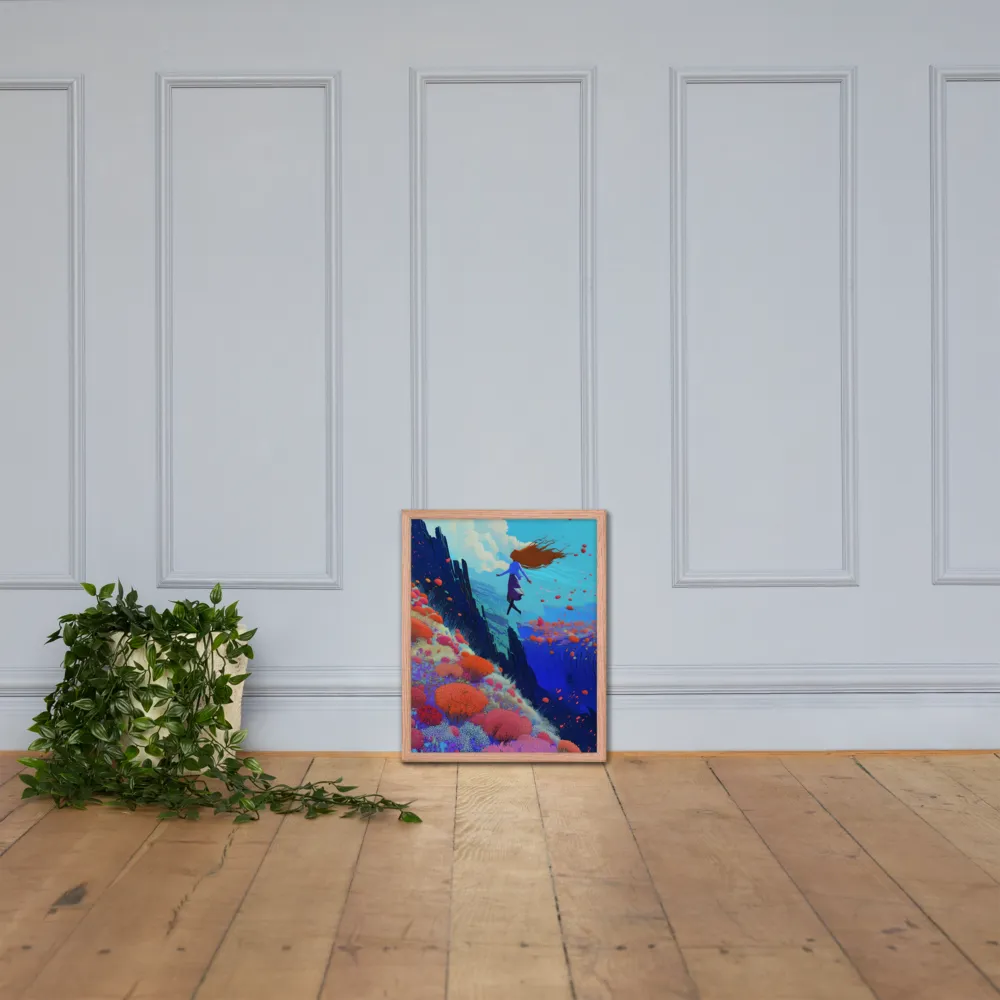 Whispers of Freedom | Poster with Red oak Frame | 16″×20″