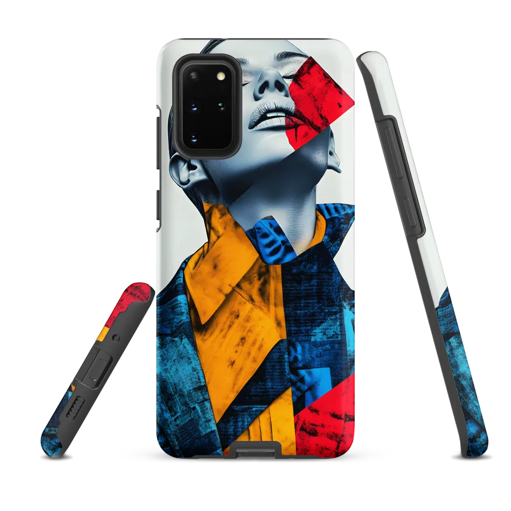 Fragmented Confidence: A Surreal Fashion Portrait