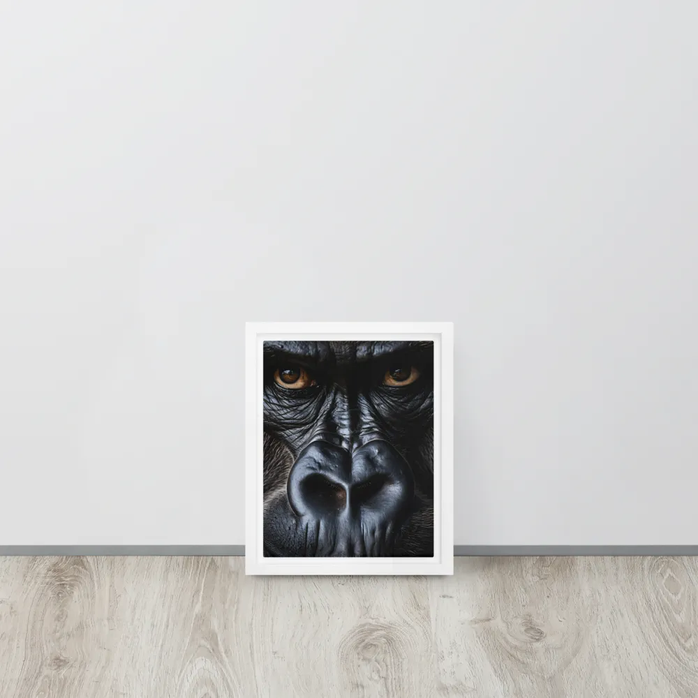 Gaze of the Wild: A Gorilla's Portrait