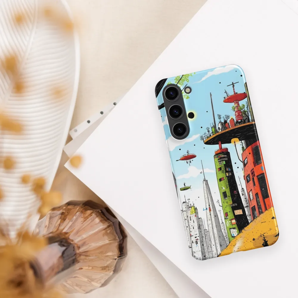 Futuristic Urban Dreamscape | Phone Case |  S23 Plus | Snap Case | Matte