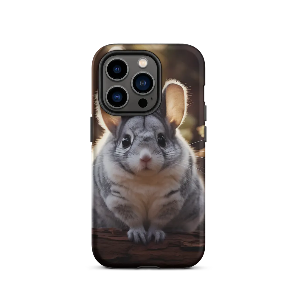 Curious Chinchilla in the Forest