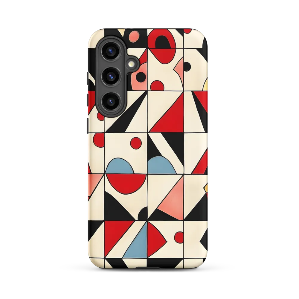 Dynamic Geometric Harmony | Phone Case |  S24 Plus | Tough Case | Matte