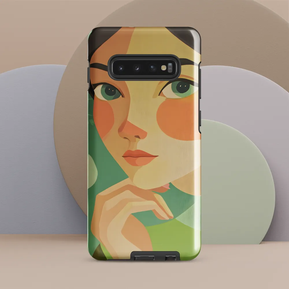 Contemplative Beauty | Phone Case |  S10 Plus | Tough Case | Glossy