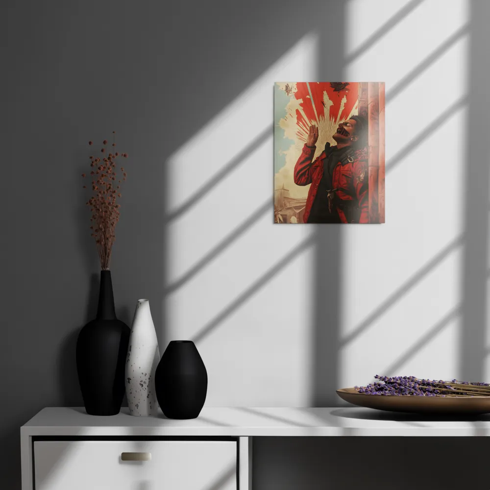 Defiant Echoes of Ruin | Metal Print | 11″×14″