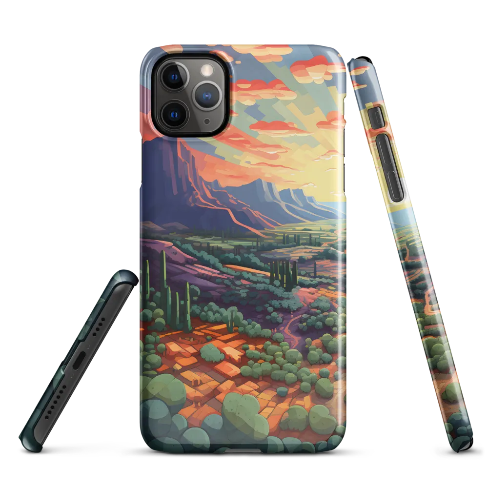 Desert Serenity at Dusk | Phone Case |  11 Pro Max | Snap Case | Glossy