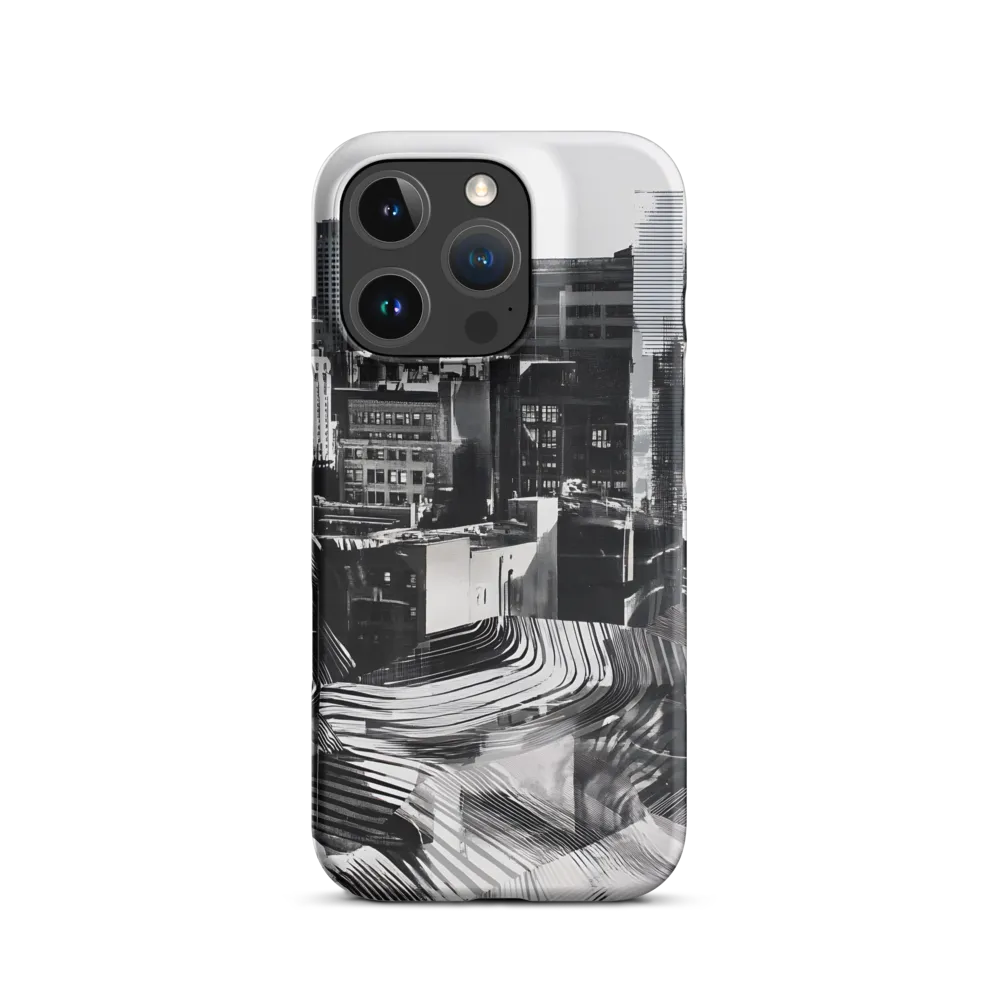Urban Rhythm in Black and White | Phone Case |  16 Pro | Snap Case | Matte