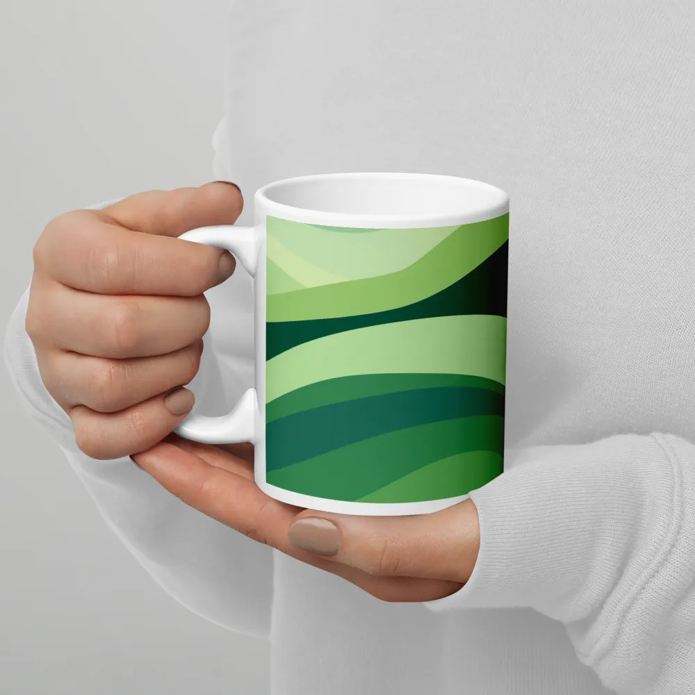 Waves of Tranquility | Mug with White inside | 11 oz