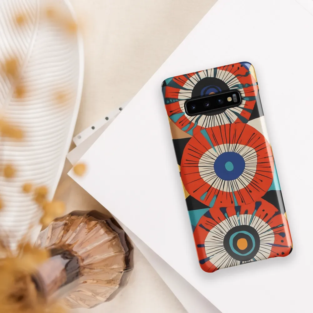 Vibrant Concentric Harmony | Phone Case |  S10 Plus | Snap Case | Glossy