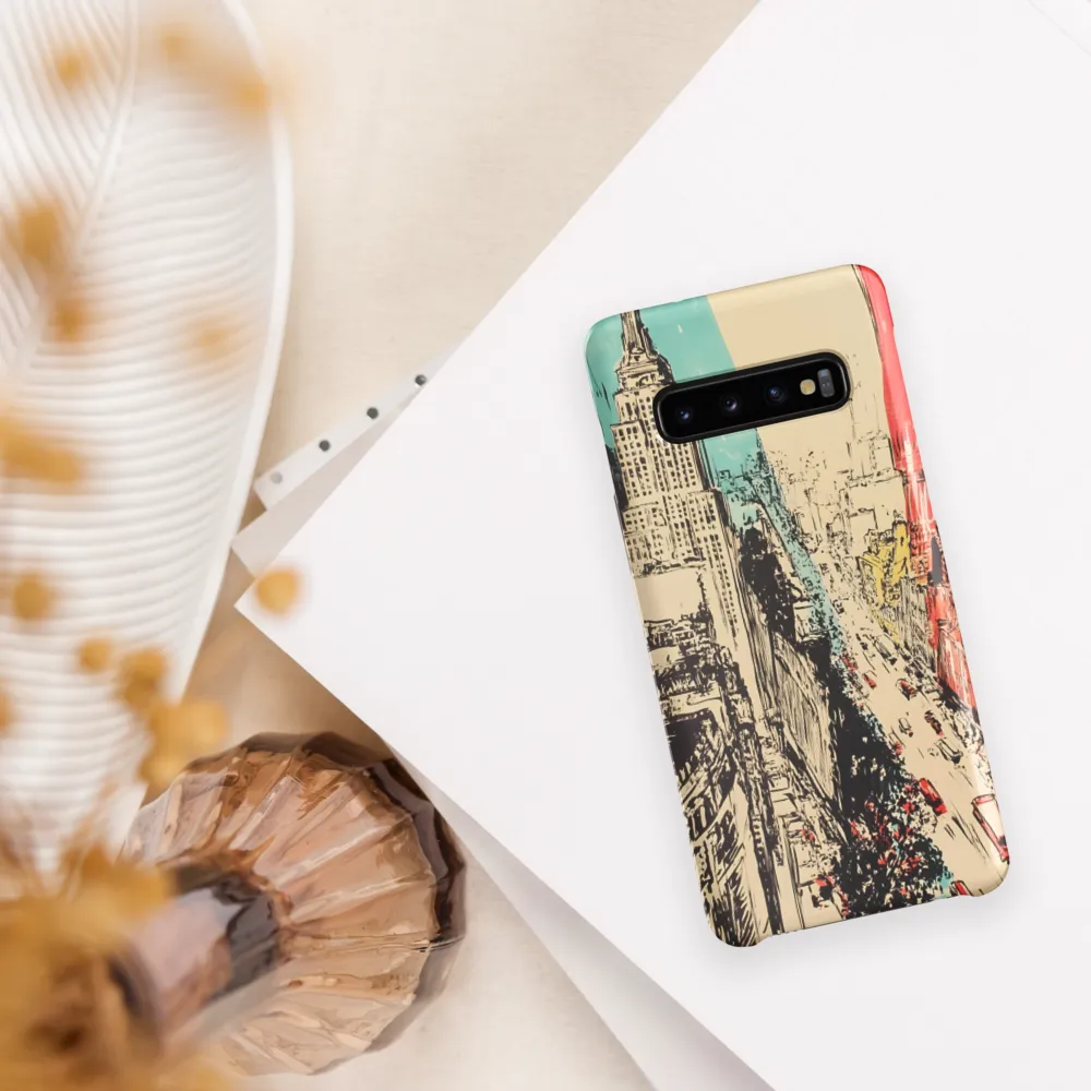 Dynamic Urban Symphony | Phone Case |  S10 | Snap Case | Matte