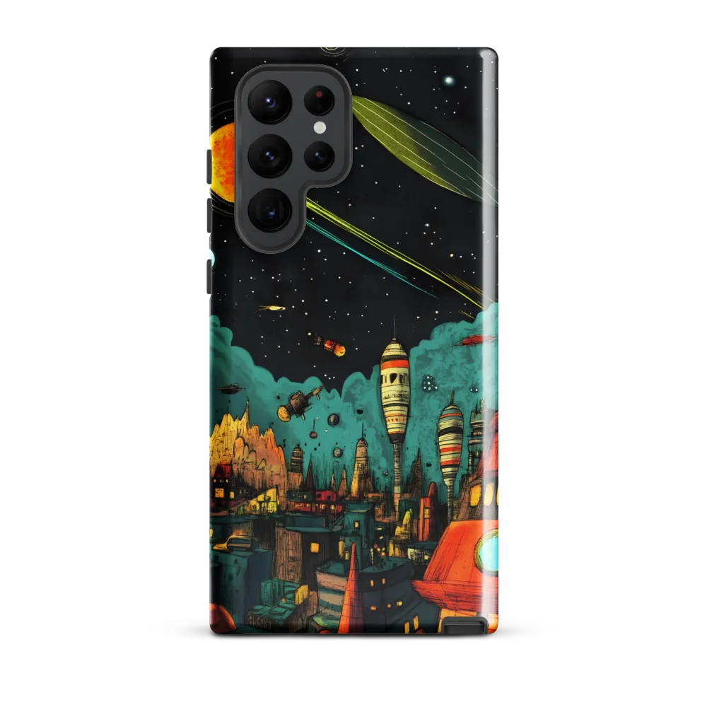Galactic Cityscape: A Journey Through Imagination