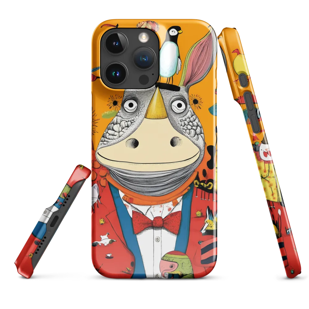Whimsical Rhinoceros: A Playful Encounter