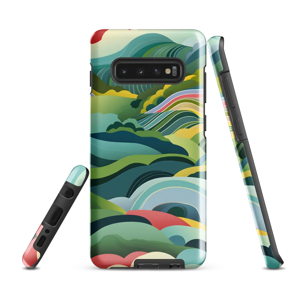 Waves of Serenity | Phone Case |  S10 Plus | Tough Case | Glossy