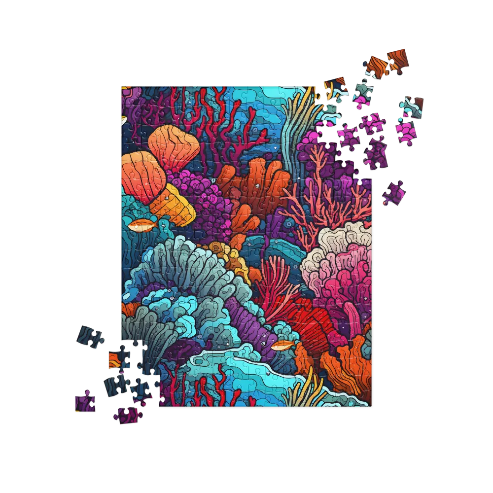 Vibrant Underwater Symphony | Jigsaw Puzzle | 252/520 pieces