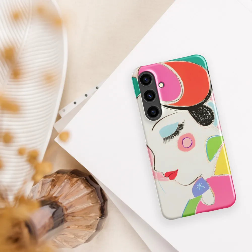 Whimsical Portrait in Colorful Abstraction