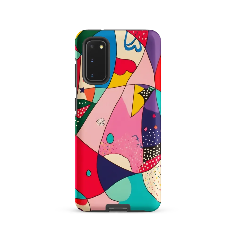 Playful Geometry in Color | Phone Case |  S20 | Tough Case | Matte