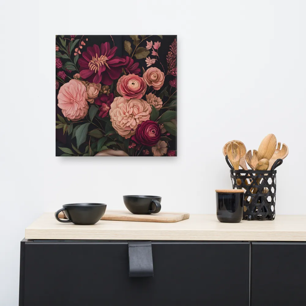 Botanical Elegance | Canvas | 16″×16″
