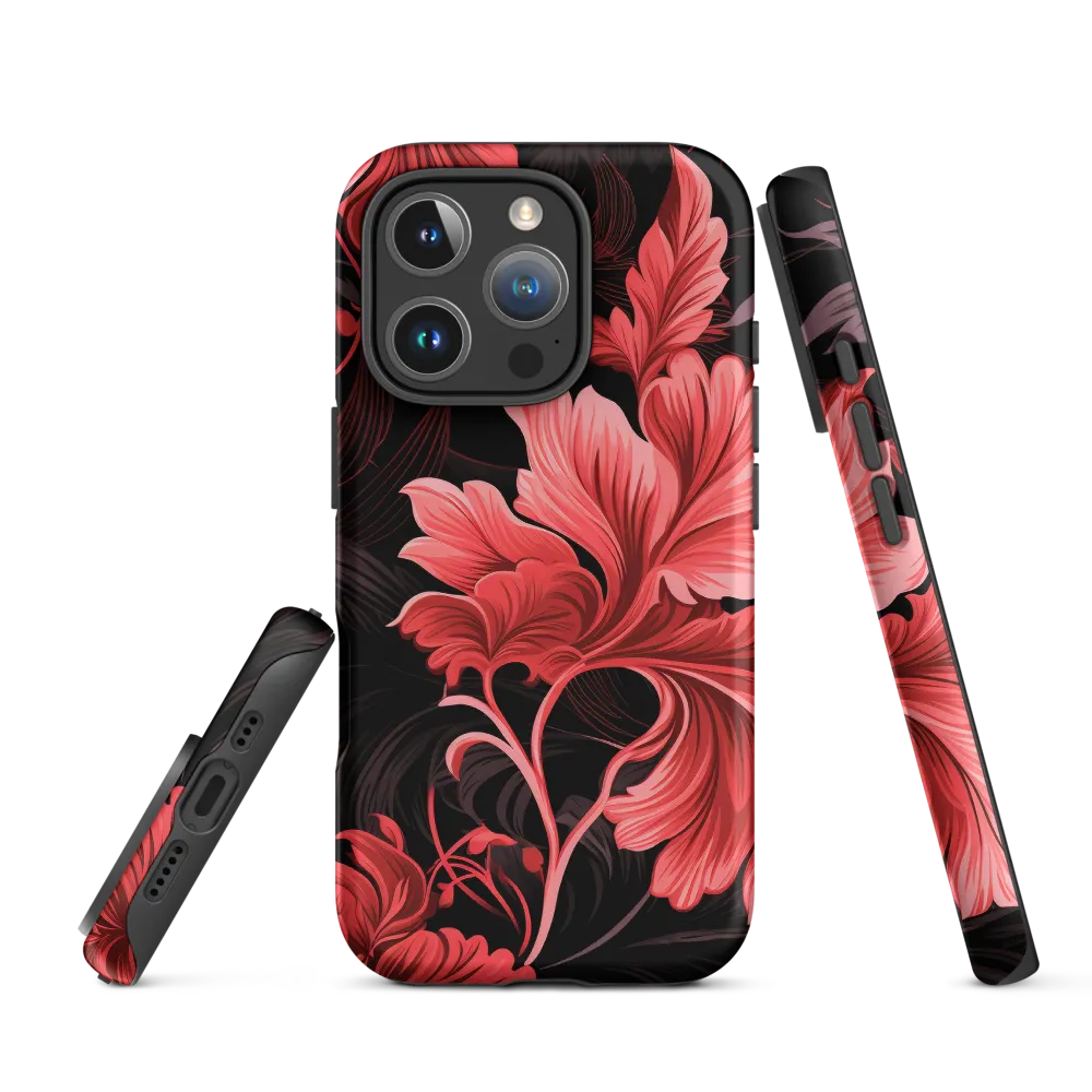Tropical Elegance in Red