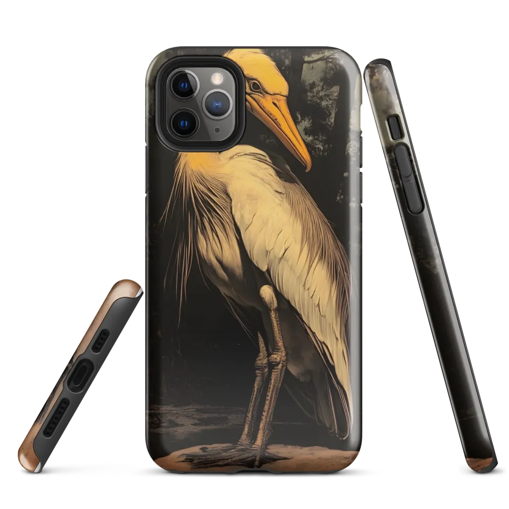 Majestic Egret in Twilight | Phone Case |  11 Pro Max | Tough Case | Glossy