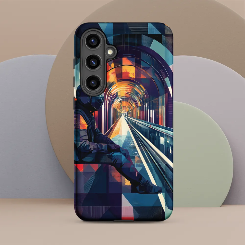 Reflections in a Futuristic Tunnel