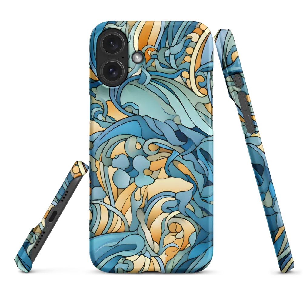 Dancing Waves of the Ocean | Phone Case |  16 Plus | Snap Case | Matte