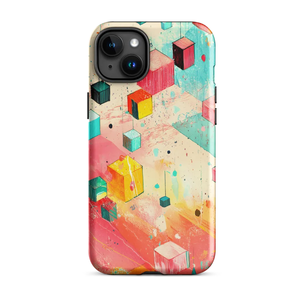 Suspended Cubes in Colorful Abstraction