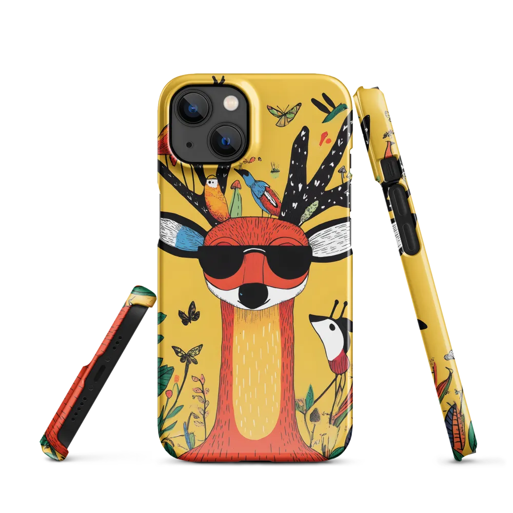 Playful Deer with Sunglasses