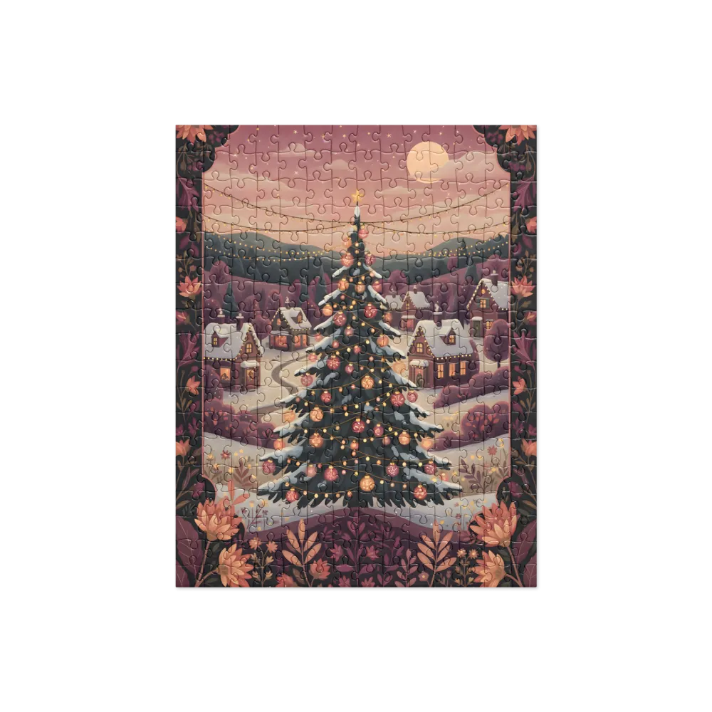 Moonlit Christmas Tree 
 Jigsaw Puzzle