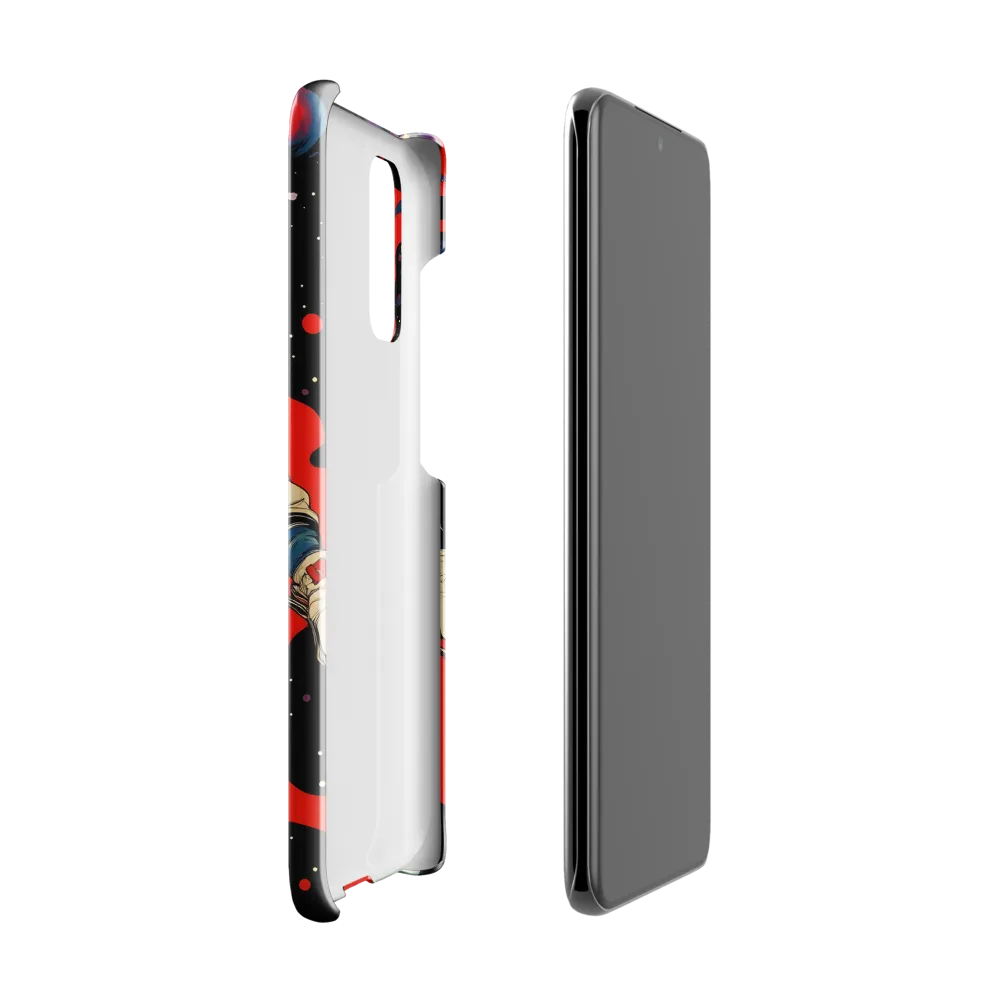 Astronaut in Cosmic Reverie | Phone Case |  S20 | Snap Case | Glossy