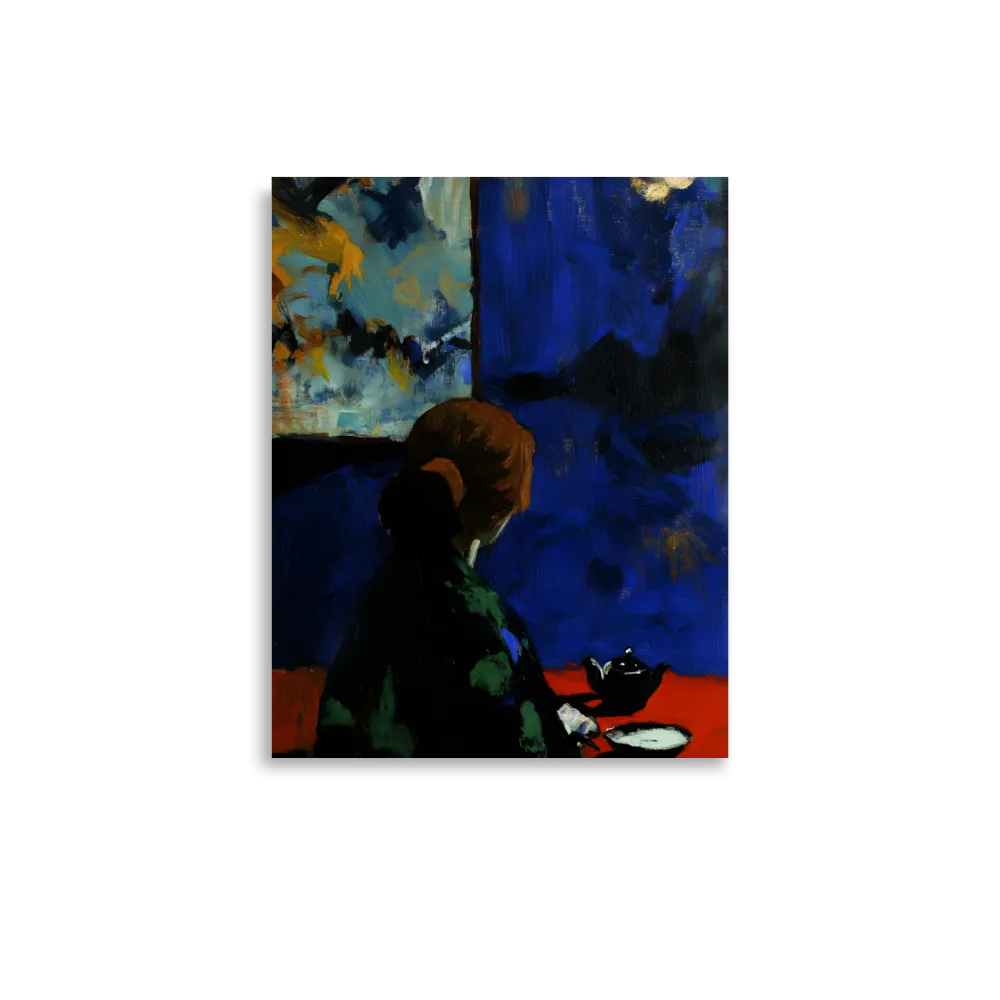 Contemplation Under the Night Sky | Poster | 11″×14″
